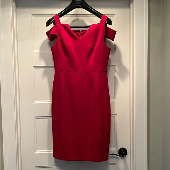 White House Black Market | Dresses | Whbm Berry Colored Sheath Dress Like  New Sz 6 | Poshmark